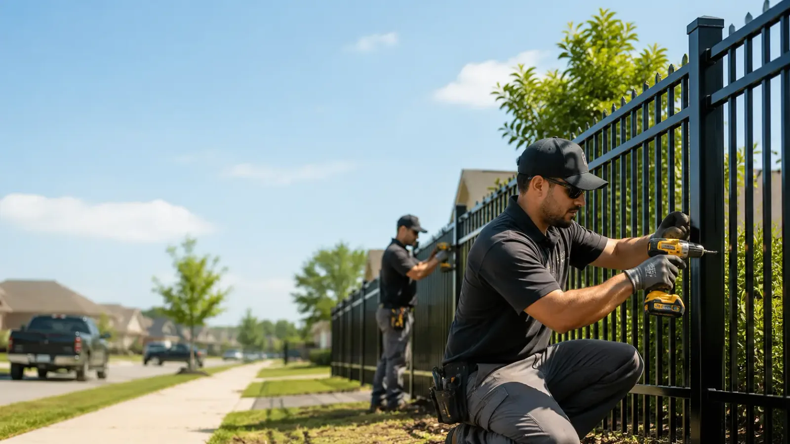 Metal Fence Installation in Hosston, LA